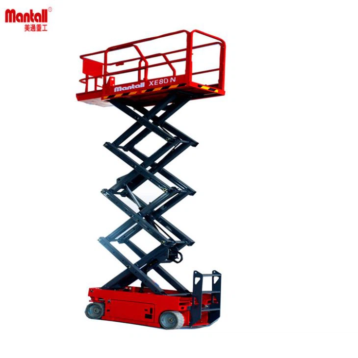 Elektrický nůžkový zvedák s vlastním pohonem